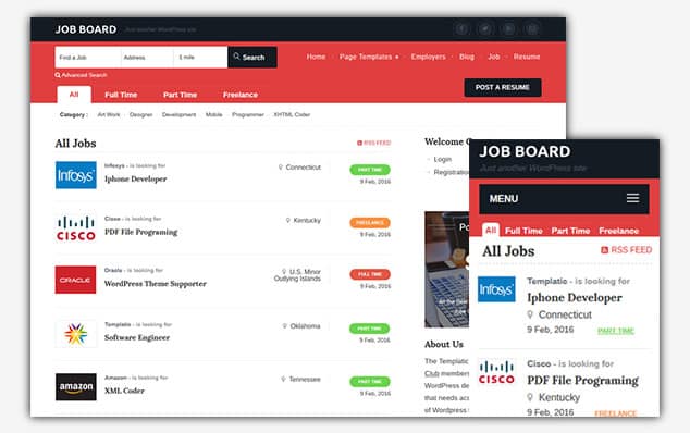 Job Board - (WordPress İlan Teması)