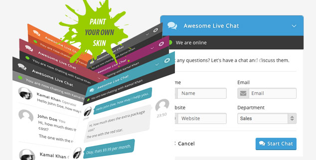 Awesome Live Chat - ( WordPress Canlı Destek Eklentisi )