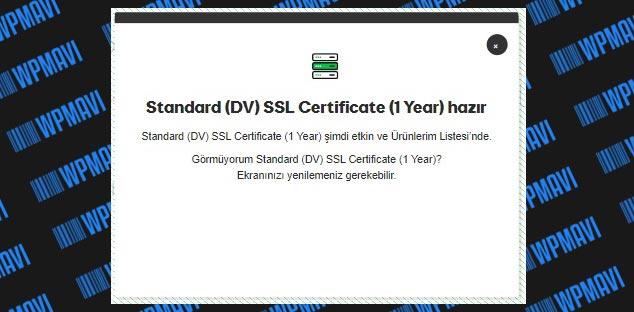 Godaddy SSL Kurulumu SSL Sertifikası Hazır