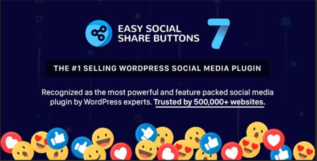 Easy Social Share Buttons WordPress Sosyal Paylaşım Eklentisi