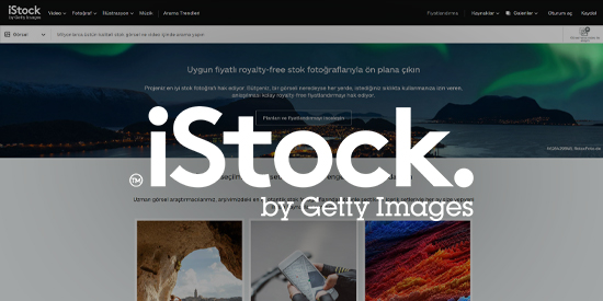 Telifsiz Resim Siteleri - iStock
